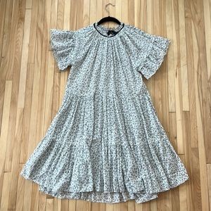 Ulla Johnson printed cotton gauze a-line dress